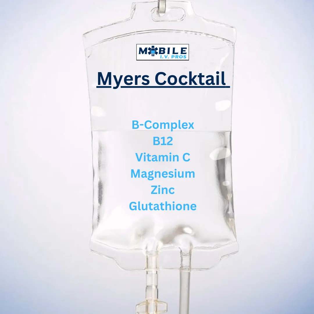 Myers Cocktail IV bag ingredients overview